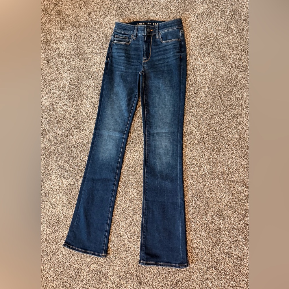 NWOT - American Eagle Outfitters Dark Blue Bootcut Jeans